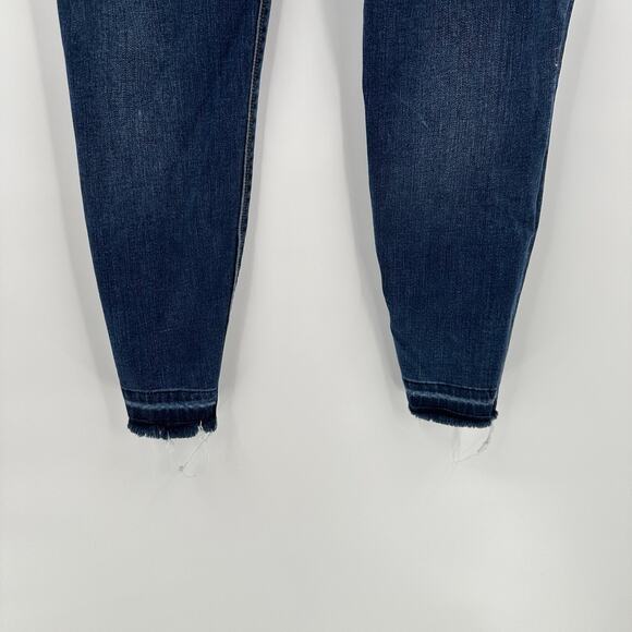 Spanx Jeans Women Medium Blue Ankle Skinny High Rise Shaping Core Control - Picture 5 of 16